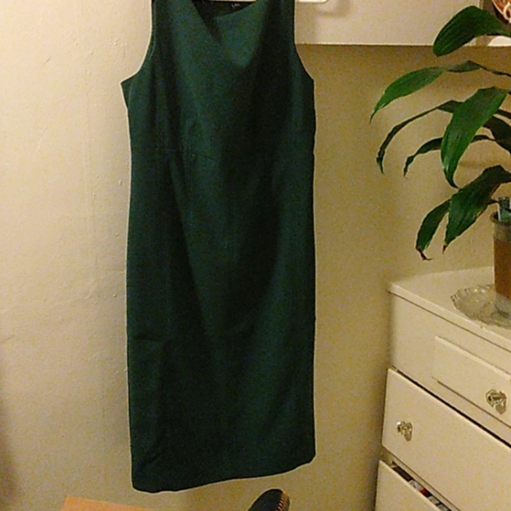 Hunter Green Anne Taylor Shift "Mad Men" Dress